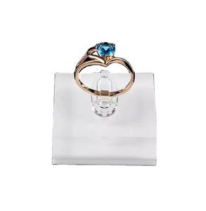 Présentoir carré transparent écologique en acrylique Support de collection de bijoux et de parfums mobile - Product Image 2