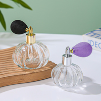 Flacon de parfum en verre de 50ml dans le style de citrouille avec vessie d'air-Charmant porte-parfum