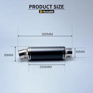 Pot d'échappement de moto personnalisé Yoshimura Hurricane GP-89 en acier, <span class=keywords><strong>silencieux</strong></span> pour 390duke 752s Fz150 R3 <span class=keywords><strong>Mt07</strong></span> Mt09 Pcx125 Nmax Cbr Zx4rr Box - Product Image 4