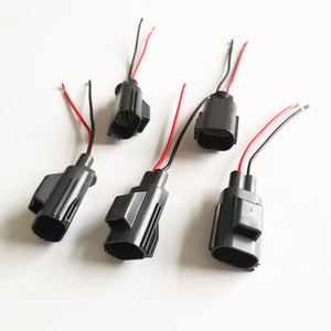 맞춤형 18awg 10cm 2 핀 남성 자동 커넥터 와이어 하네스 와이어 하네스 제조업체 - Product Image 2