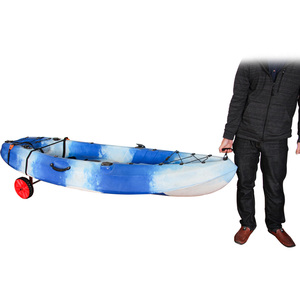 Onefeng-Carrito grande de acero inoxidable para <span class=keywords><strong>kayak</strong></span>, canoa y barco, <span class=keywords><strong>ruedas</strong></span> de playa de plástico, carrito para 1 persona - Product Image 6
