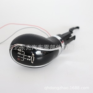 Chevrolet Led Manual Transmission <b>Shift</b> <b>Knob</b> Black Leather 5 6 Speed Gear Lever Ergonomic Design - Product Image 4