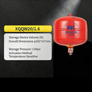 Dispositivo de Extinção de Incêndio a Gás Heptafluoropropano Estilo Chão Acessórios de Extintor de Incêndio em Aço FM200 - Product Image 6