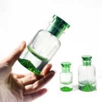 Flacons de parfum en verre vides de 50 ml, sur mesure, cylindriques, pour huiles essentielles, atomiseurs de parfum, boîtes cosmétiques