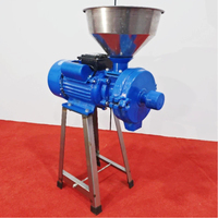 Moulin à farine portable modèle 150, équipement multifonctionnel pour le broyage du blé, du riz et des arachides