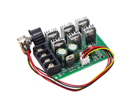 Régulateur de vitesse de pompe à moteur CC PWM 40A Carte de commande haute puissance 12V24V36V Module de transmission électronique sans paliers