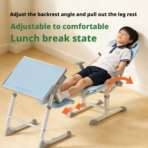 Conjunto Ergonómico de Escritorio y Silla para Aula Escolar para Estudiantes y Niños, y Artículos Esenciales para el Aula que Pueden Usarse para el Descanso de la Tarde - Product Image 3