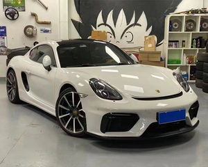 Pour <span class=keywords><strong>Porsche</strong></span> 718 Boxster Cayman amélioré avec <span class=keywords><strong>GT4</strong></span> pare-chocs avant PP Kit de carrosserie d'apprêt en plastique - Product Image 3