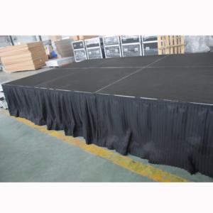 Plataforma de Escenario Portátil Ligera y Flexible de Aleación de Aluminio con Construcción de Madera Contrachapada, Fácil de Montar para Eventos - Product Image 4