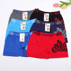 กางเกงชั้นในเด็กผู้ชาย อายุ 10-14 ปี ยี่ห้อ UOKIN รุ่น Happy Kids กางเกงในไร้ตะเข็บ ผลิตจากโพลีเอไมด์ ขายส่งยกโหล - Product Image 2