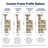 Ensemble de portes WPC sur mesure avec cadre moulé intégré, anti-termites, étanche, joint en caoutchouc, charnière en acier inoxydable, prêt pour OEM/ODM