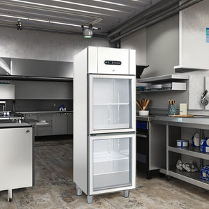 ตู้แช่เย็นแบบตรงสำหรับห้องครัวตู้เย็นเชิงพาณิชย์และตู้แช่แข็งตู้เย็นเข้าถึงได้สองประตู - Product Image 4