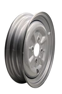 Nuevas <span class=keywords><strong>llantas</strong></span> de 400-12 pulgadas para Bajaj Tuk cubo de rueda trasera de acero para motocicleta Triciclo de tres ruedas - Product Image 3