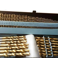 MAXSTI – jeu de forets hélicoïdaux HSS, 13 pièces/19 pièces/25 pièces, 1-13mm, en acier à grande vitesse, à cannelures tranchantes, pour le perçage du métal, du bois et de la maçonnerie