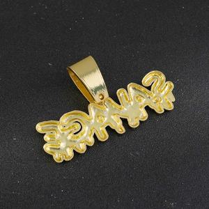 Collar con Colgante de Letra Punk Personalizado, Cadena Brillante con Eslabones y Cadena de Cuerda, Joyería Hip Hop para Hombres y Mujeres - Product Image 6