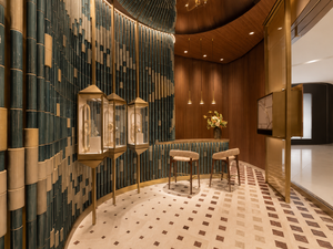 Luxury Watch Store Interior Design Custom Walnut Brass Glass <b>Display</b> <b>Cabinets</b> Turnkey Boutique Retail Fixtures Showroom Solution - Product Image 4