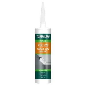 YiSLON Premium Water Soluble Acrylic Silicone Sealant in 300ml Cartridge