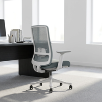 Vaseat V1 Chaise de bureau ergonomique en maille, robuste, grand format, inclinable, Silla