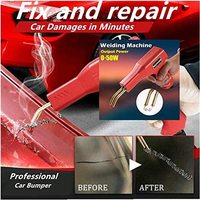 Agrafeuse chaude rouge 50W soudage réparation Machine soudeur pistolet avec pince et plat/coin extérieur/coin intérieur/agrafes à vagues