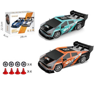 Voiture de course RC 4x4 haute vitesse 2,4 GHz <span class=keywords><strong>1</strong></span>:24 <span class=keywords><strong>demi</strong></span>-échelle Te Sla Drift Voiture télécommandée 20 km/h Jouets pour garçons - Product Image 4