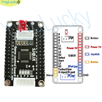 Kit de jeu d'arcade DIY pour Raspberry Pi, XBOX360, Android, PS - Contrôleur USB tout-en-un à latence nulle - Carte de jeu - 1 an de garantie - Version anglaise