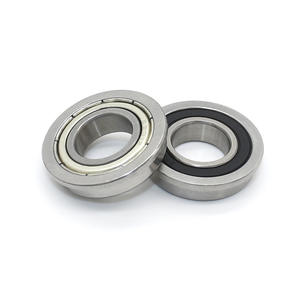 จำหน่ายโดยตรงจากโรงงาน ลูกปืนเม็ดกลมร่องลึกแบบมีหน้าแปลน 440 สแตนเลส SF6901ZZ/RS ขนาด 12*24/26.5*6 มม. - Product Image 1