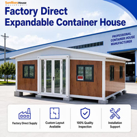 Maison conteneur extensible de 20 pieds pour hébergement temporaire