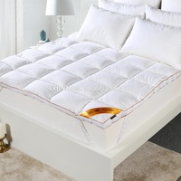 Surmatelas de lit en microfibre hypoallergénique en coton doux et épais sur mesure, taille King Size