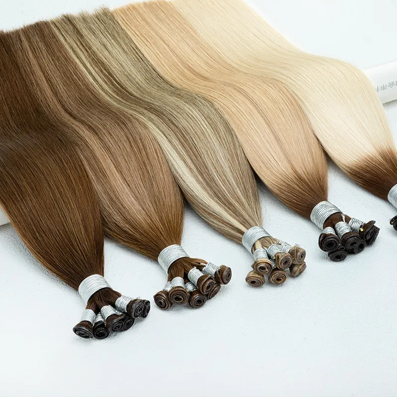 LeShine european genius weft hair extensions grey genius weft remy human hair extensions