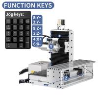 Mini CNC 3030 4 axes 1,5 kW pour le bricolage, machine de gravure CNC de bureau, machine de fraisage CNC pour le bois, le PCB, l'aluminium, le laiton, l'acrylique