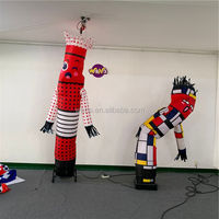 Danseur gonflable à motif de dessin animé, homme gonflable coloré pour la promotion