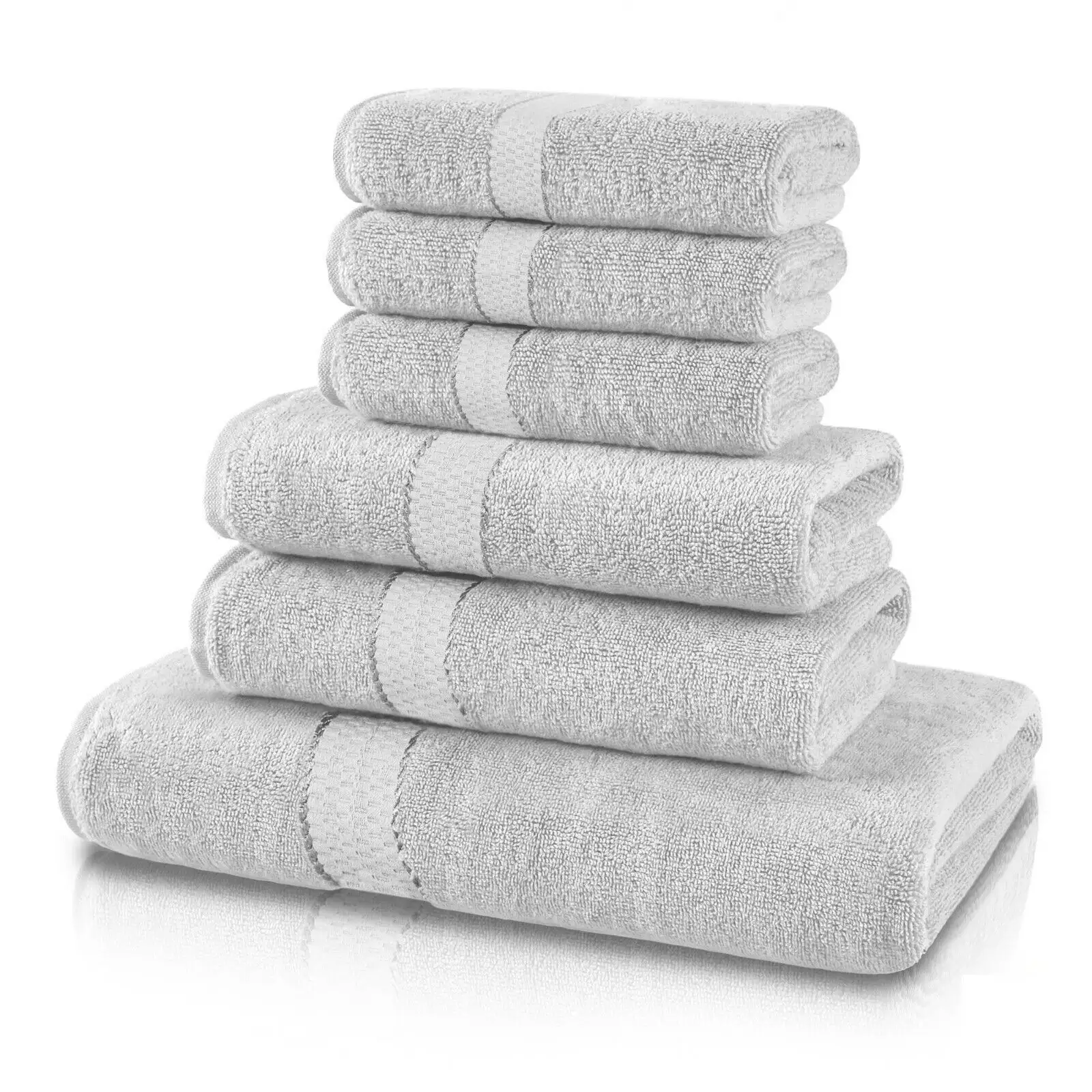 Vente en gros de serviettes d'hôtel 100% coton serviettes de bain drap luxe doux ensemble de salle de bain