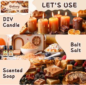 Set <span class=keywords><strong>di</strong></span> Oli Essenziali per Panetteria: Fragranze <span class=keywords><strong>di</strong></span> Torta <span class=keywords><strong>di</strong></span> Zucca, Pan <span class=keywords><strong>di</strong></span> Zenzero, Cioccolato, Waffle Dorato, Nocciola per Diffusori e Candele - Product Image 4