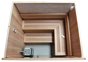<span class=keywords><strong>FACESPA</strong></span> Sauna commercial pour 2 à 4 personnes avec infrarouge lointain en bois de cèdre du Canada FS-1241 - Product Image 5