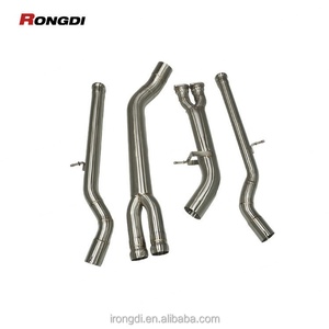 ท่อไอเสียสแตนเลส 304 คุณภาพสูง ราคาคุ้มค่า สำหรับ BMW M3 M4 F80 F82 S58 แบบท่อเดี่ยว  ไหลเวียนอากาศได้ดี - Product Image 2