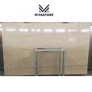 Venta Caliente de Losas de Piedra Caliza Beige Crema Pulida de Diseño Moderno, Azulejos para Paredes de Villas, Baños, Exteriores y Uso en Exteriores - Product Image 4