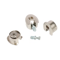 Connecteur excentrique Mini Fix GH Furniture, finition nickel, alliage, pour assemblage de meubles, cuisine, salle à manger, chambre, hôtel