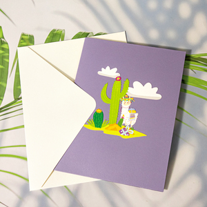 Venta al por mayor <span class=keywords><strong>de</strong></span> animales Pop up tarjeta <span class=keywords><strong>de</strong></span> invitación bendición <span class=keywords><strong>de</strong></span> vacaciones tarjeta <span class=keywords><strong>de</strong></span> agradecimiento con sobre colorido Alpaca 3D tarjeta <span class=keywords><strong>de</strong></span> felicitación <span class=keywords><strong>de</strong></span> <span class=keywords><strong>cumpleaños</strong></span> - Product Image 5
