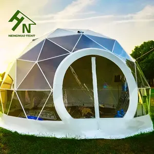 Romantisch Parijs Nieuw Sterrenhotel Rond Transparante Schilderachtige Camping Koepeltent