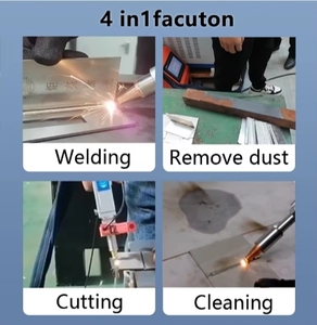 Nouvelle machine de soudage au laser à fibre portative refroidie par air, soudeuse de métaux portable avec écran tactile - Product Image 6