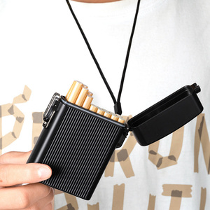 Nouveaux produits d'extérieur boîte à cigarettes étanche anti-pression scellée 16 paquets boîte à cigarettes portable allume-cigare électronique - Product Image 2