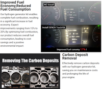 Kit HHO pour voiture à économie d'énergie, générateur d'hydrogène à cellule sèche, économiseur de carburant, réduction des coûts de carburant, kit de performance moteur Eco Auto