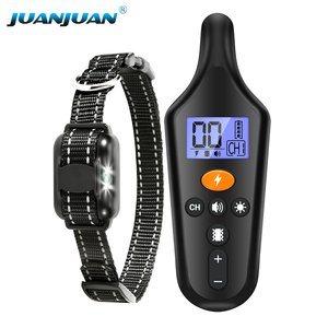 Collier de contrôle <span class=keywords><strong>Anti</strong></span>-<span class=keywords><strong>aboiement</strong></span> pour chien, 800m, accessoire électrique à écran LCD, Rechargeable, étanche, pour animaux domestiques - Product Image 1