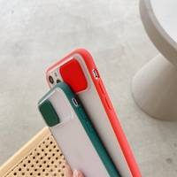 Ivanhoe Schuifcamera Lensbescherming Telefoonhoesjes Voor Iphone 11 Pro Max Xr X Xs Max 7 8 Plus Se 2020 Hoesje TPU Frame Matte Hoes