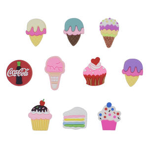 1pcs Popsicle Cake Makeup Plastic <strong>Shoe</strong> Charms Cow Ice Cream Garden <strong>Shoe</strong> Decoration for Wristbands for <strong>Cocomelon</strong> Accessories - Product Image 2
