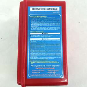 Respirator Penyelamat Diri <span class=keywords><strong>Filter</strong></span> 3C PURIFYAIR FIRE ESCAPE HOOD 30 Menit Peralatan Pemadam Kebakaran Masker Wajah <span class=keywords><strong>Filter</strong></span> Pelindung Asap - Product Image 5