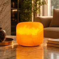 Lampe de table en marbre, lampe tactile rechargeable en pierre, lumière d'ambiance LED à intensité variable 3 niveaux pour chambre à coucher, chevet, bureau, décoration