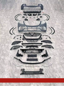 Kit de carrocería para 15-19 <span class=keywords><strong>Mercedes</strong></span> Benz <span class=keywords><strong>GLE</strong></span> W166 Facelift GLE63 AMG estilo parachoques completo parachoques delantero parachoques trasero - Product Image 2