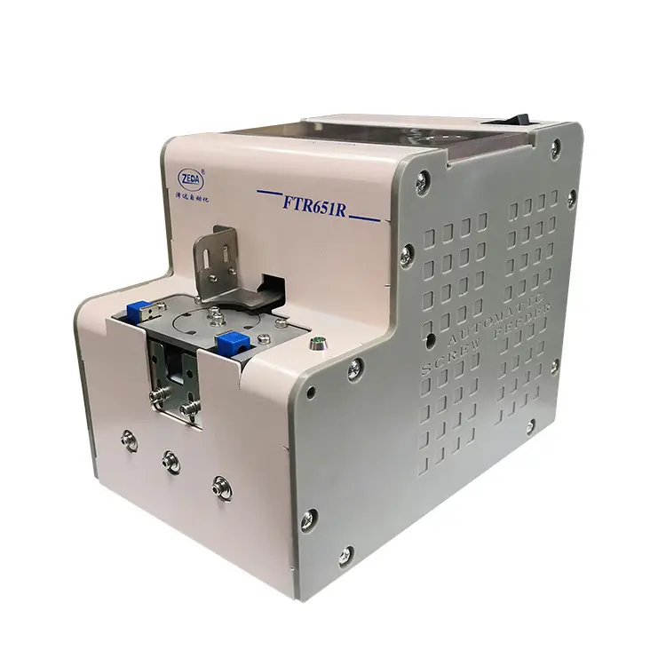 FTR651R स्वत: हवा चूषण पेंच कन्वेयर पेंच गिनती समारोह के साथ Turntable पेंच फीडर मशीन