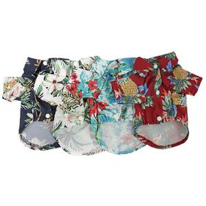 Kostum Cetak Kaus Hewan Peliharaan Harian Kaus Anjing Hawaii Kaus Kucing Pakaian Hewan Peliharaan - Product Image 3